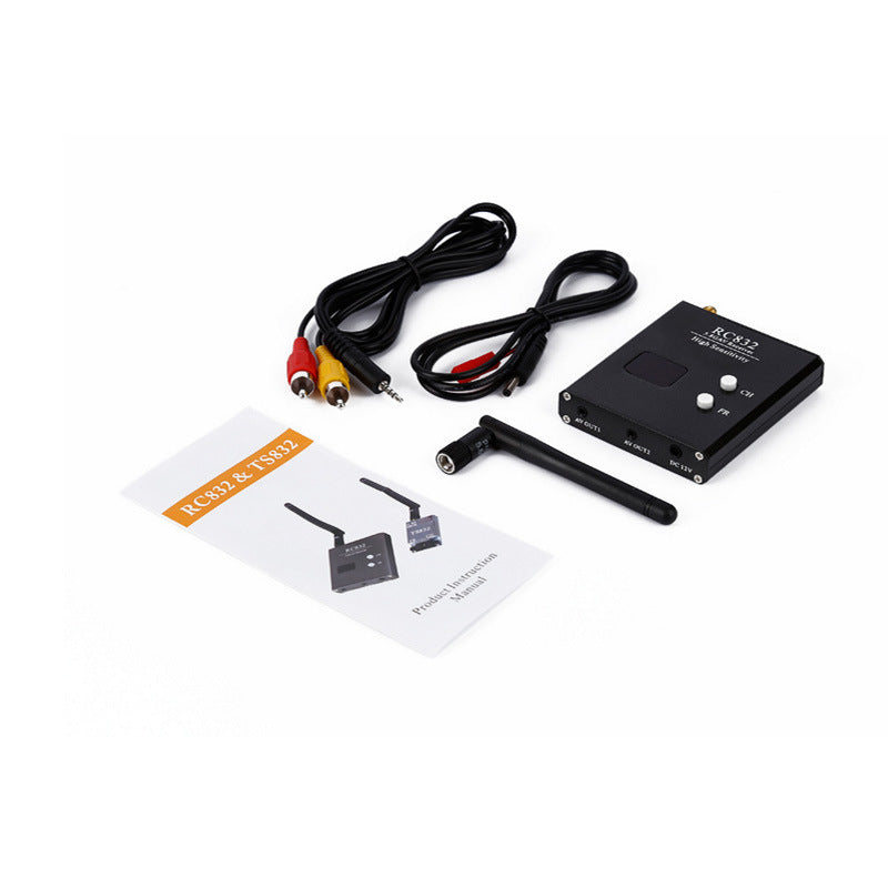 JMT-739274 5.8GHz 600mW AV Output FPV Receiver with 40 Frequency Points for Aerial Photography