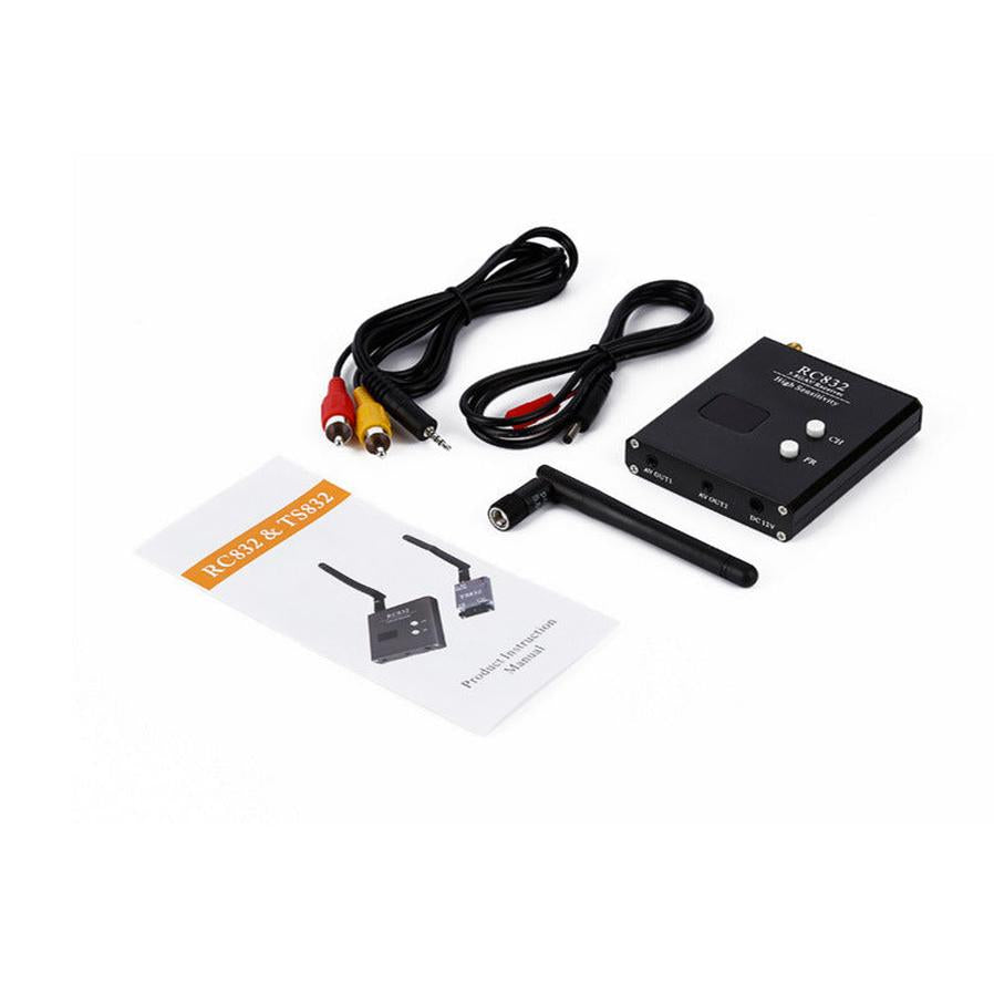 JMT-739274 5.8GHz 600mW AV Output FPV Receiver with 40 Frequency Points for Aerial Photography