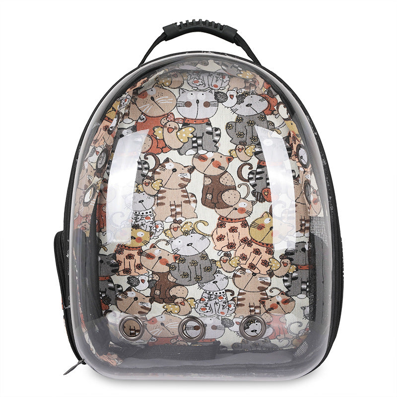 JMT-739594 Pet Carrier Backpack for Dogs and Cats - Comfortable and Stylish with Chest Support