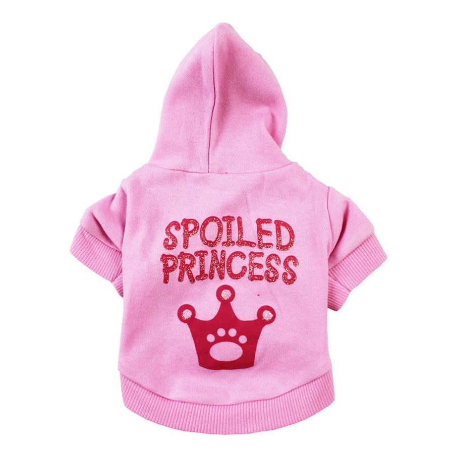 JMT-739722 Pink Hooded T-Shirt for Cats and Dogs, Cotton Material, Sizes XS to XL