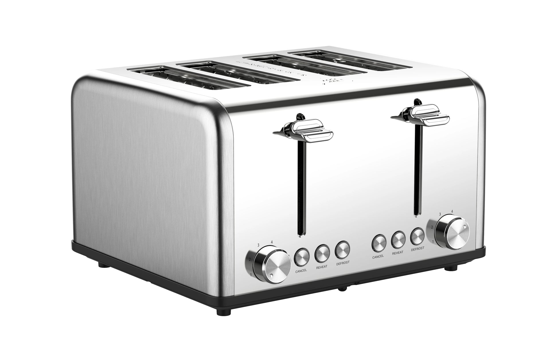 JMT-739914 Automatic Stainless Steel 4-Slice Electric Toaster with Modern Design