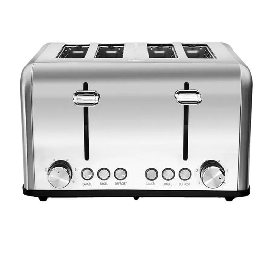 JMT-739914 Automatic Stainless Steel 4-Slice Electric Toaster with Modern Design
