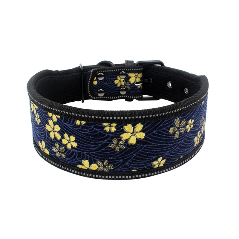 JMT-739914 Diving Material Pet Collar in Multiple Sizes for Comfortable Wear