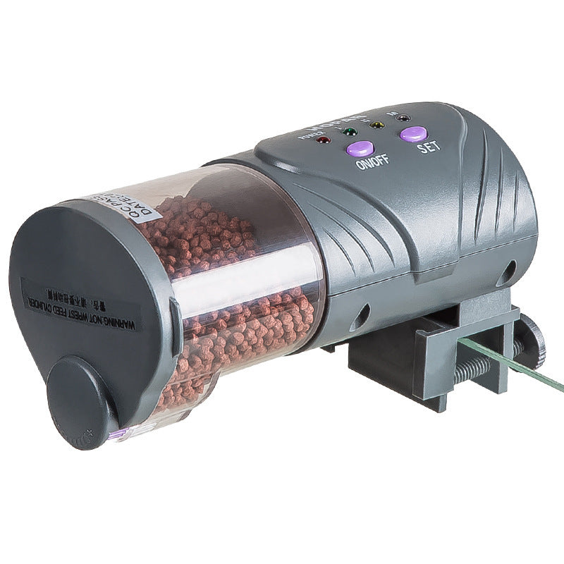 JMT-740426 Automatic Intelligent Fish Feeder for Aquariums with Adjustable Timer and Easy Installation