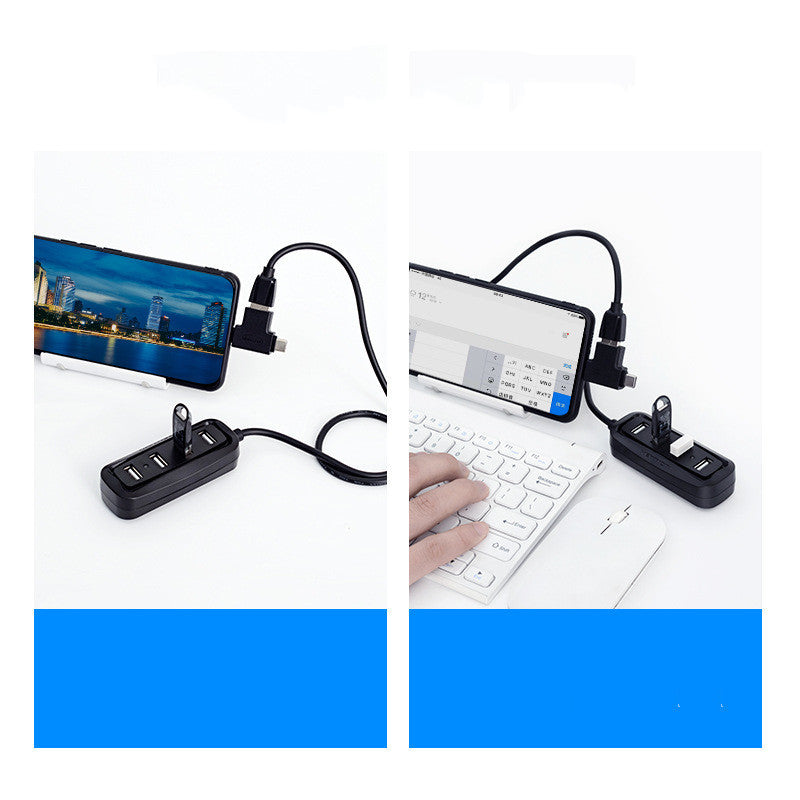 JMT-740426 USB 2.0 Extender Hub with 0.15m Multi-Function Cable and Four Interfaces