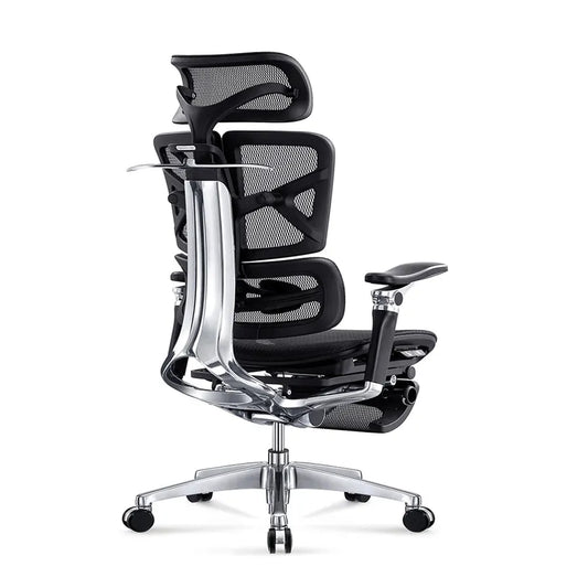 JMT-740554 Ergonomic Reclining Office Chair with Adjustable Lumbar Support and 7D Armrest for Maximum Comfort