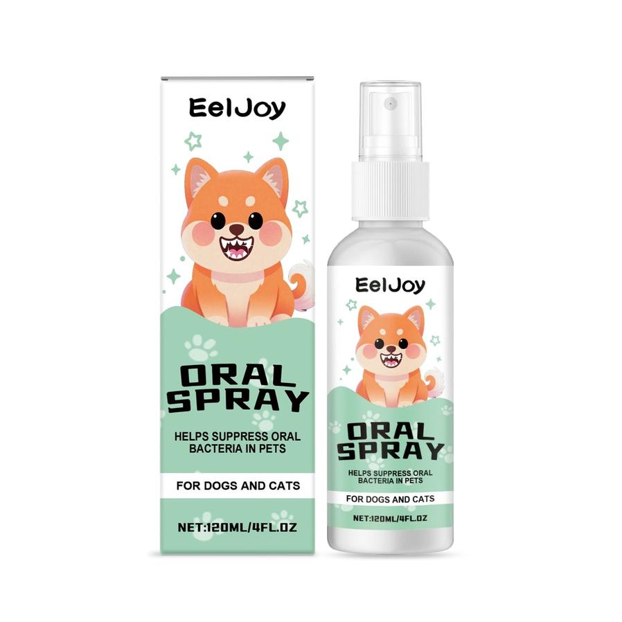 JMT-740874 Pet Oral Care Spray with Mint Extract and Chlorhexidine, 1 Bottle