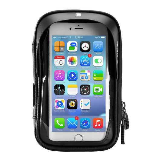 JMT-741258 Waterproof Bicycle Handlebar Bag with Touch Screen, 6-Inch Mobile Holder and Headphone Jack