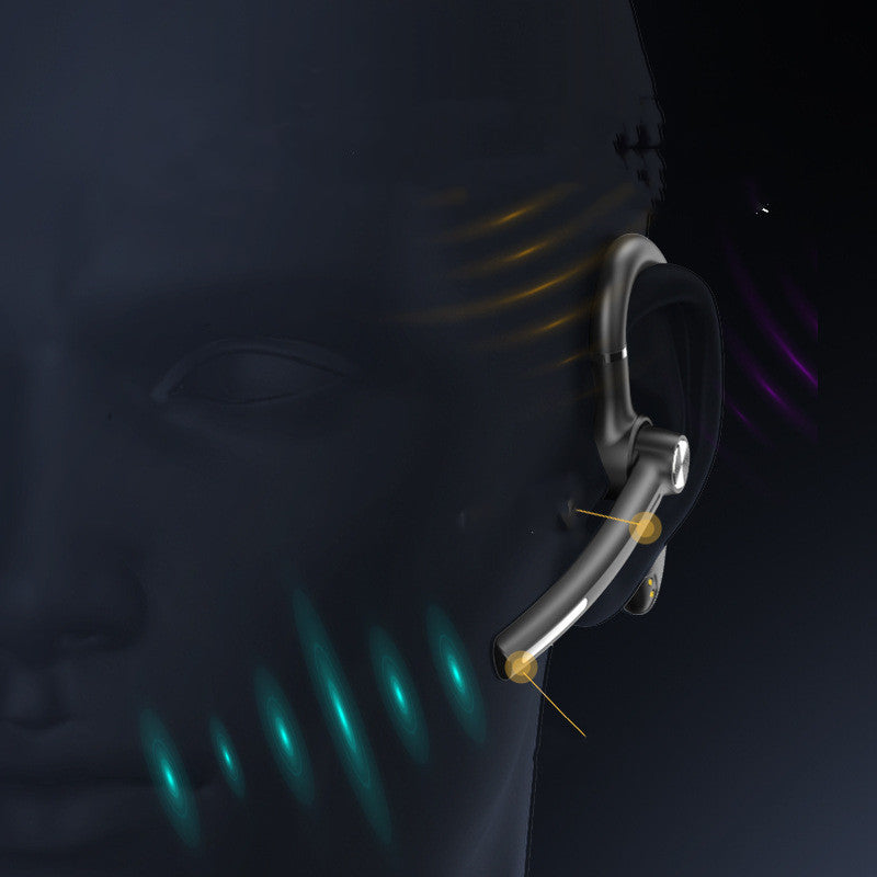 JMT-741386 Wireless Bluetooth Headset with Battery Display and Voice Control for Driving