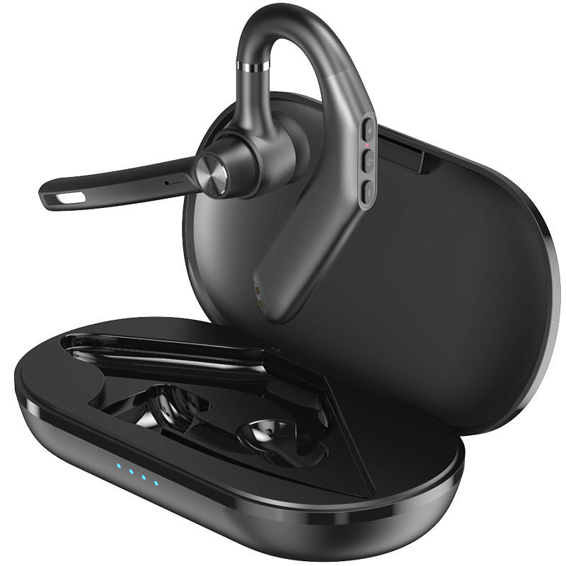 JMT-741386 Wireless Bluetooth Headset with Battery Display and Voice Control for Driving