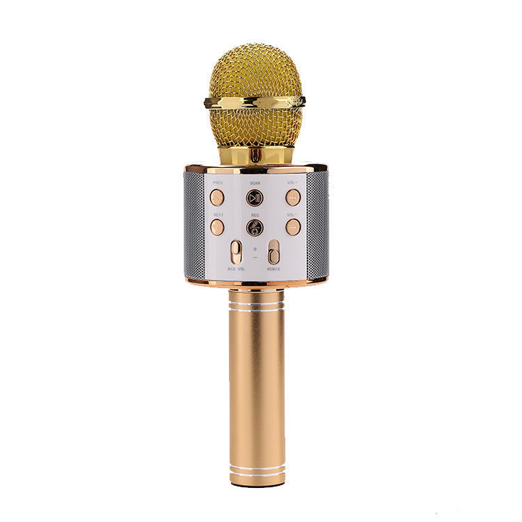 JMT-741578 Portable Bluetooth Wireless Microphone for Music Playback and Karaoke at Home