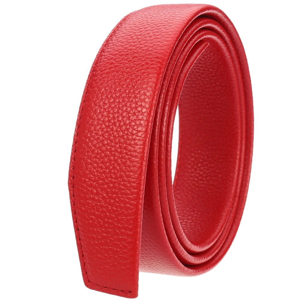 JMT-742154 Men's Automatic Buckle Leather Casual Belt - Flexible Fit, Stylish Design