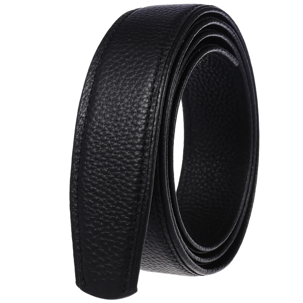 JMT-742154 Men's Automatic Buckle Leather Casual Belt - Flexible Fit, Stylish Design