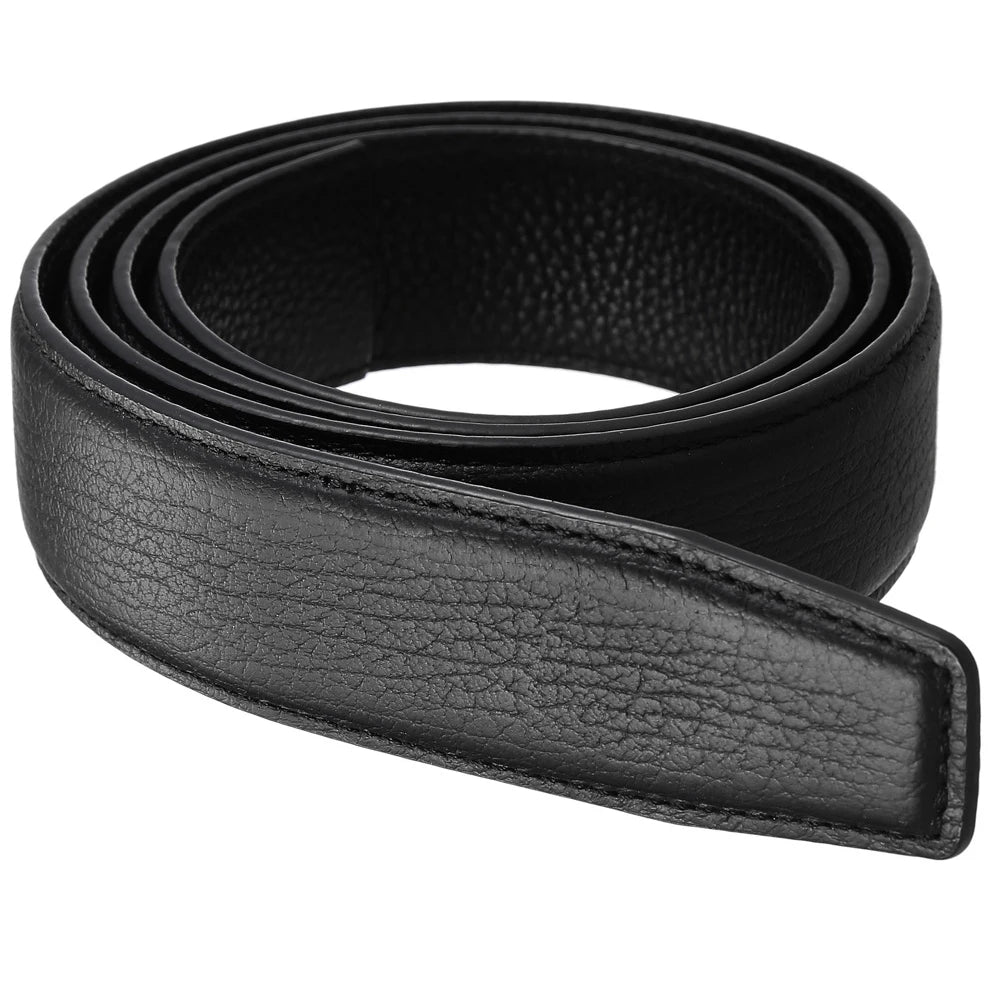 JMT-742154 Men's Automatic Buckle Leather Casual Belt - Flexible Fit, Stylish Design