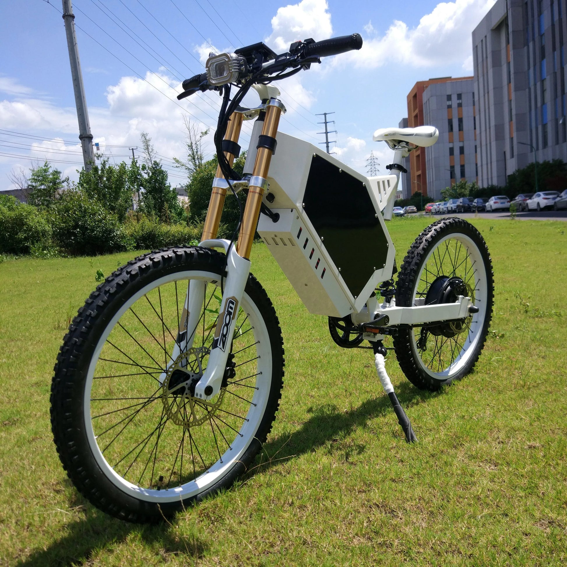 JMT-742154 Super Power 3000 12000 Electric Dirt Bike for Adults - Outdoor Mountain Riding , Top Speed 27.9 mph