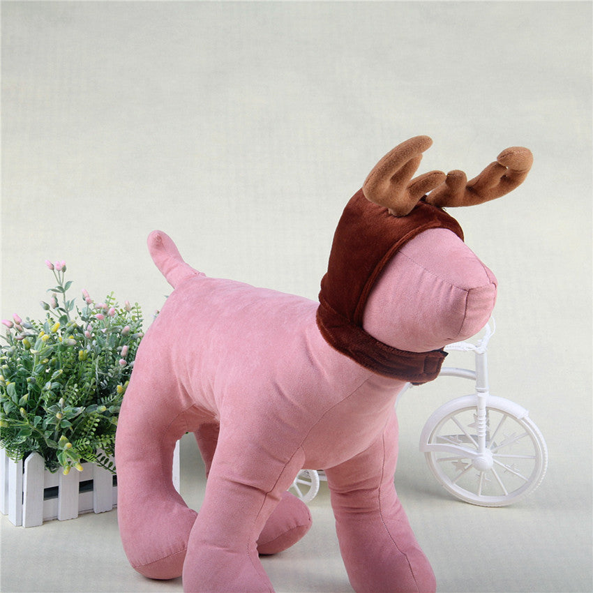JMT-742218 Plush Christmas Dog and Cat Antlers - Ideal Holiday Accessory for Pets