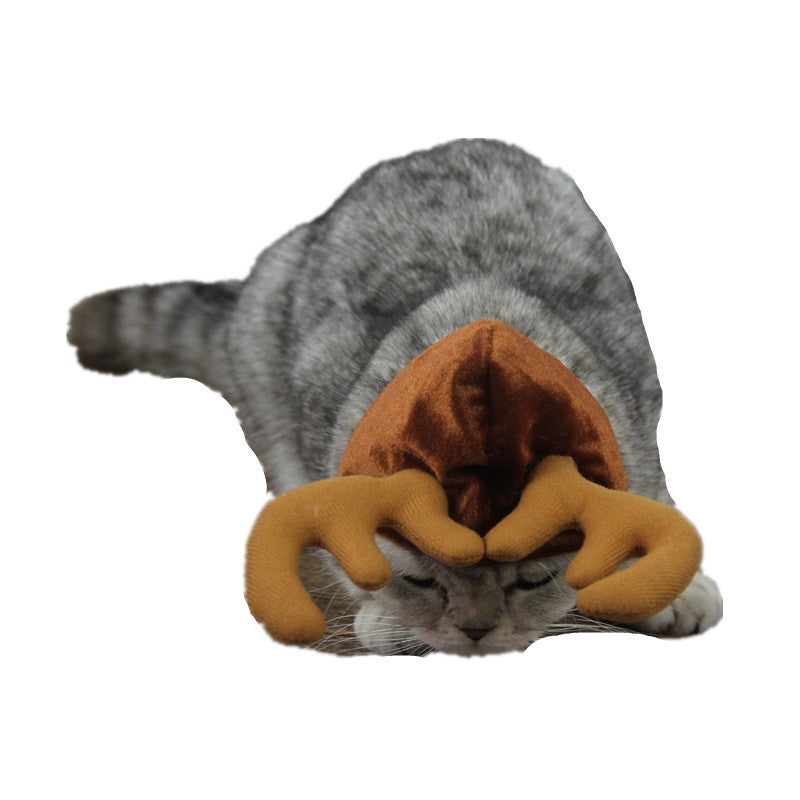 JMT-742218 Plush Christmas Dog and Cat Antlers - Ideal Holiday Accessory for Pets