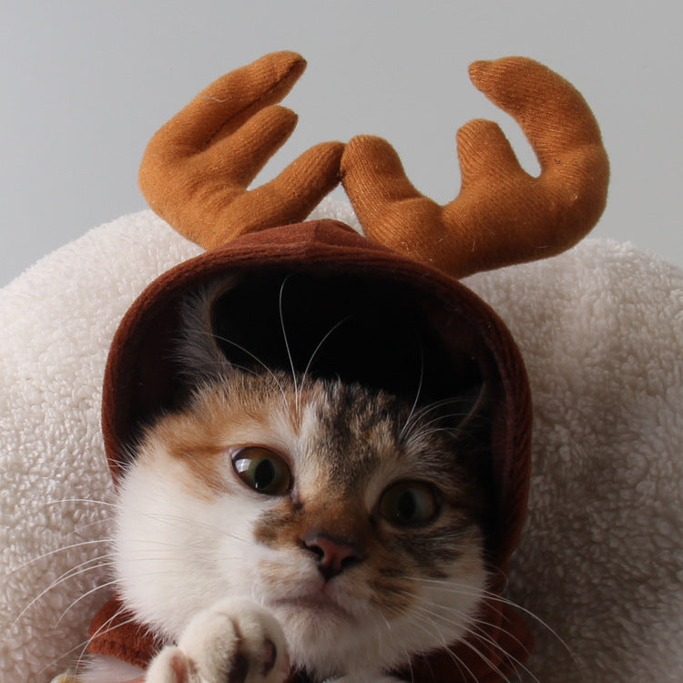 JMT-742218 Plush Christmas Dog and Cat Antlers - Ideal Holiday Accessory for Pets