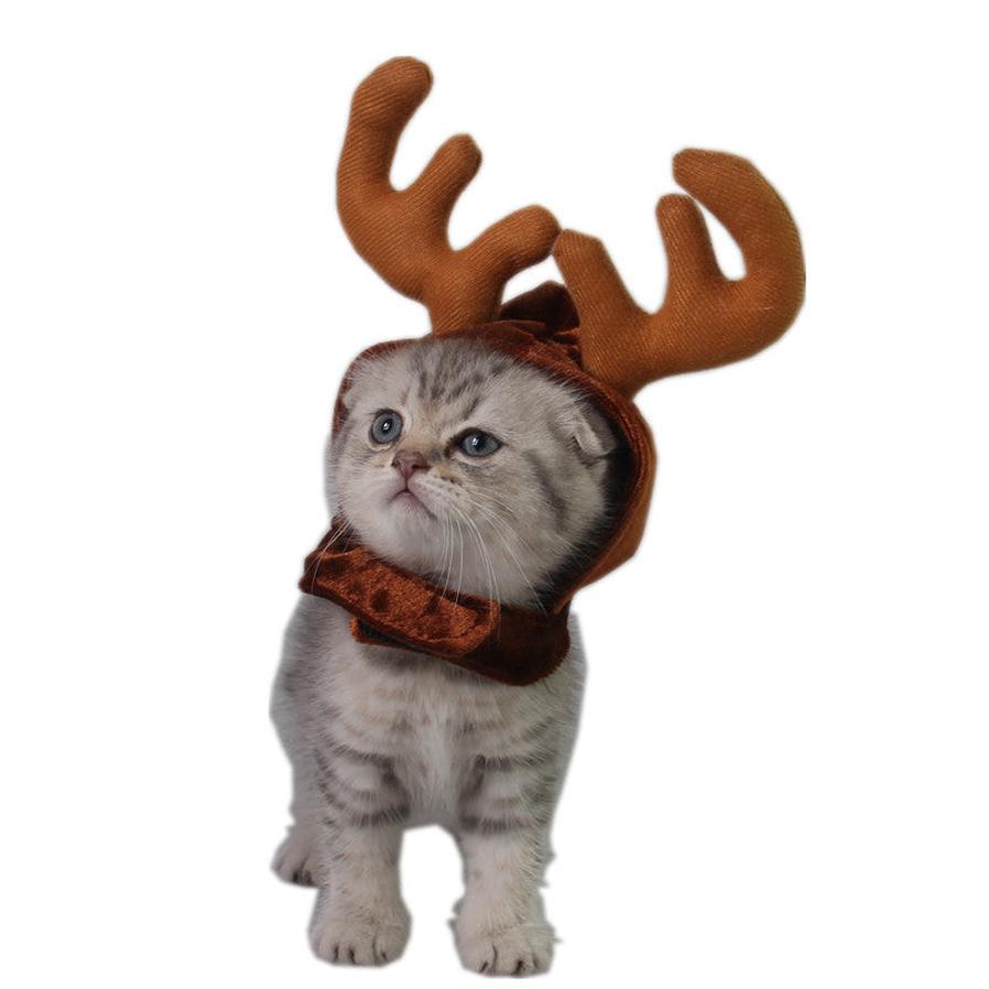 JMT-742218 Plush Christmas Dog and Cat Antlers - Ideal Holiday Accessory for Pets