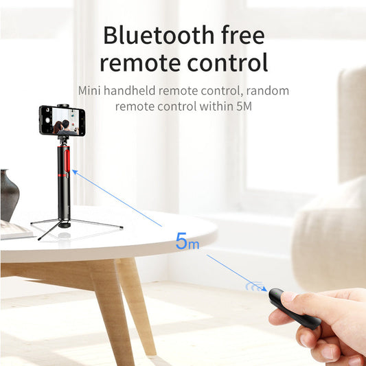 JMT-742410 Adjustable Bluetooth Selfie Stick Tripod for iPhone Models - Aluminum Alloy Construction