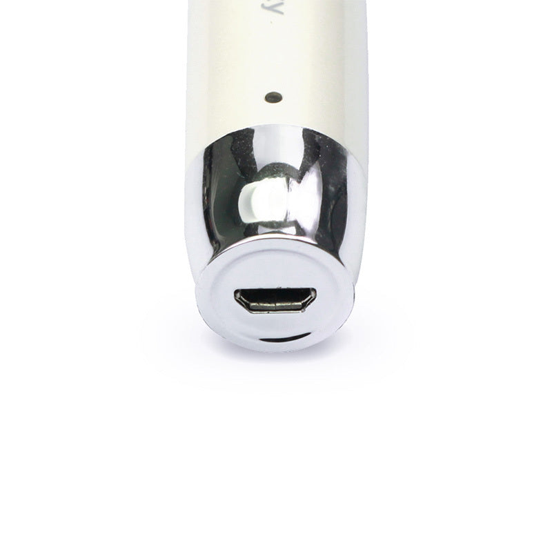 JMT-742538 Electric Heated Eyelash Curler with USB Charging, 360° Rotating Design, White