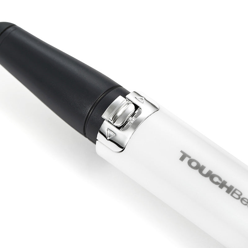 JMT-742538 Electric Heated Eyelash Curler with USB Charging, 360° Rotating Design, White