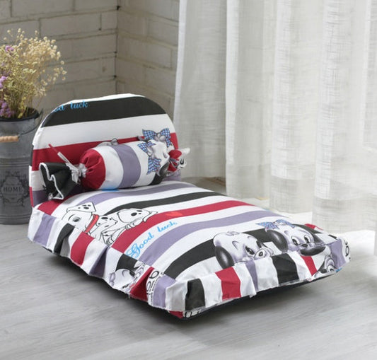 JMT-742858 Cozy Detachable Pet Nest for Small Dogs and Cats, Winter Comfort Bed in Multiple Sizes