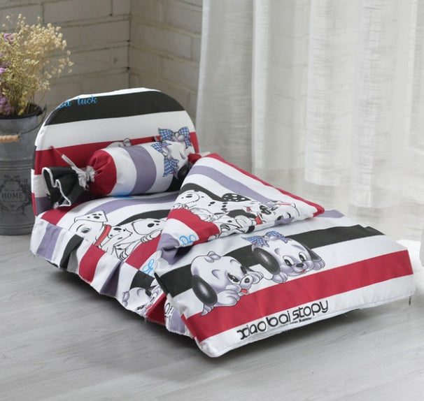 JMT-742858 Cozy Detachable Pet Nest for Small Dogs and Cats, Winter Comfort Bed in Multiple Sizes