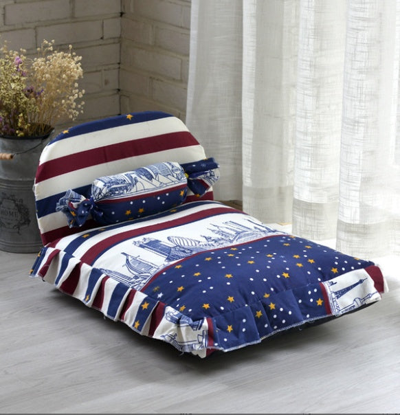 JMT-742858 Cozy Detachable Pet Nest for Small Dogs and Cats, Winter Comfort Bed in Multiple Sizes