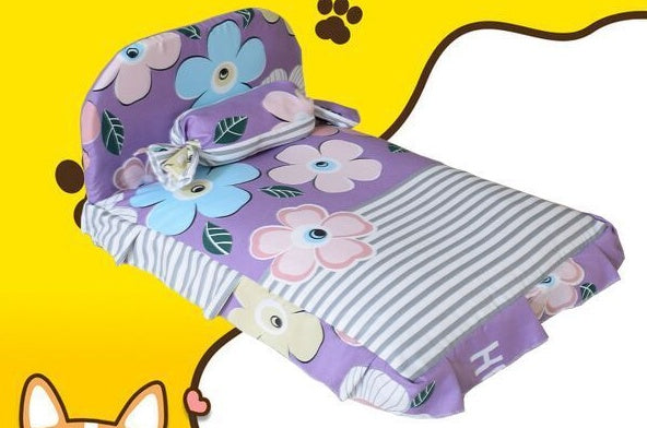 JMT-742858 Cozy Detachable Pet Nest for Small Dogs and Cats, Winter Comfort Bed in Multiple Sizes