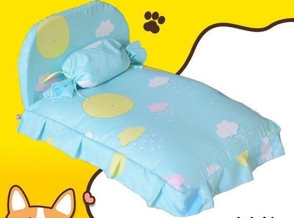 JMT-742858 Cozy Detachable Pet Nest for Small Dogs and Cats, Winter Comfort Bed in Multiple Sizes
