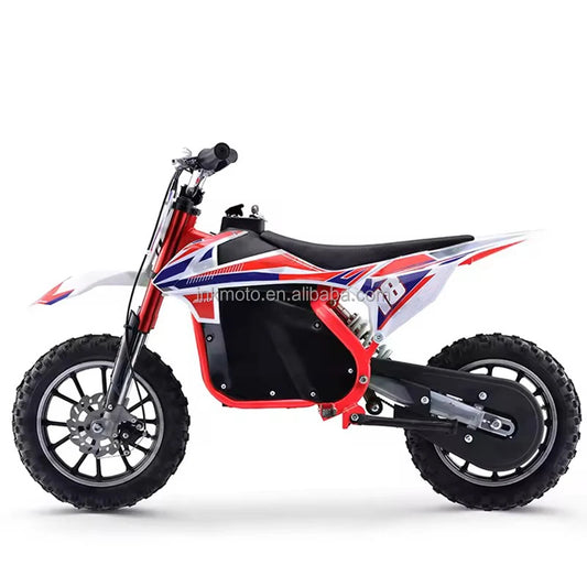 JMT-743306 Kids Mini Electric Dirt Bike 500W-800W 36V E Dirt Bike for Young Riders , Top Speed 27.9 mph