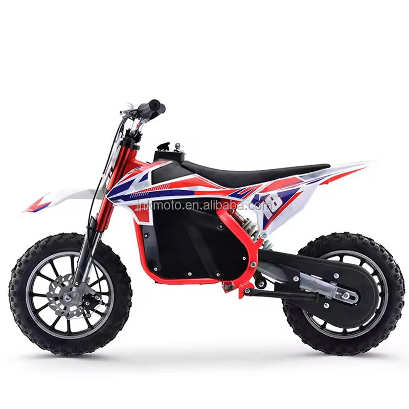 JMT-743306 Kids Mini Electric Dirt Bike 500W-800W 36V E Dirt Bike for Young Riders , Top Speed 27.9 mph