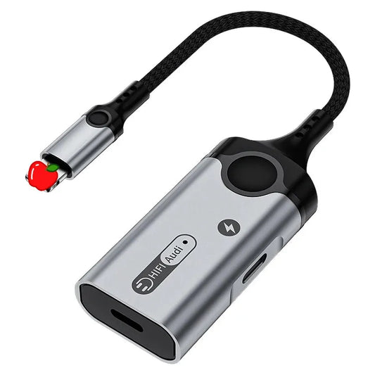 JMT-743370 8-Pin to 3.5mm Audio and Charge Adapter for iPhone Devices