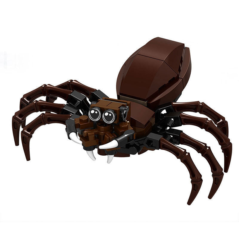 JMT-743370 Animal Building Blocks Set - Thunderbird, Snake, Spider, Rhino Puzzles for Kids (0-38 Pieces)