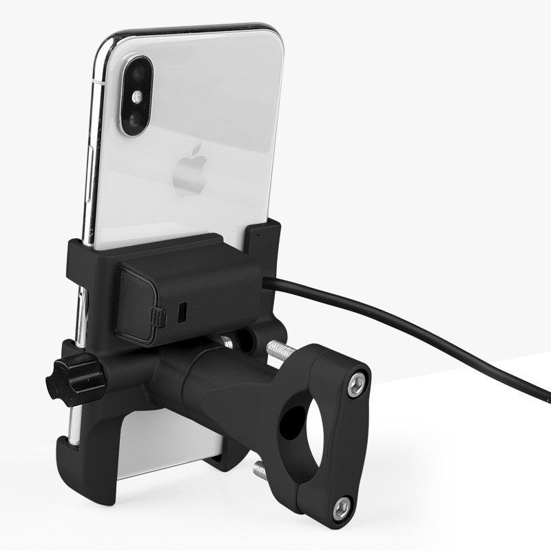 JMT-743562 Aluminum Alloy Bicycle Phone Holder with 360° Rotation for 4-7 Inch Devices