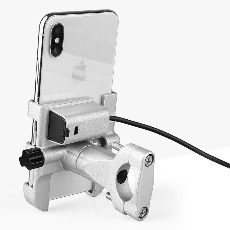 JMT-743562 Aluminum Alloy Bicycle Phone Holder with 360° Rotation for 4-7 Inch Devices