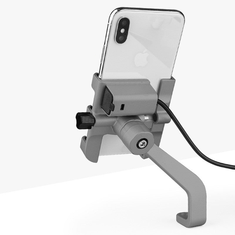 JMT-743562 Aluminum Alloy Bicycle Phone Holder with 360° Rotation for 4-7 Inch Devices