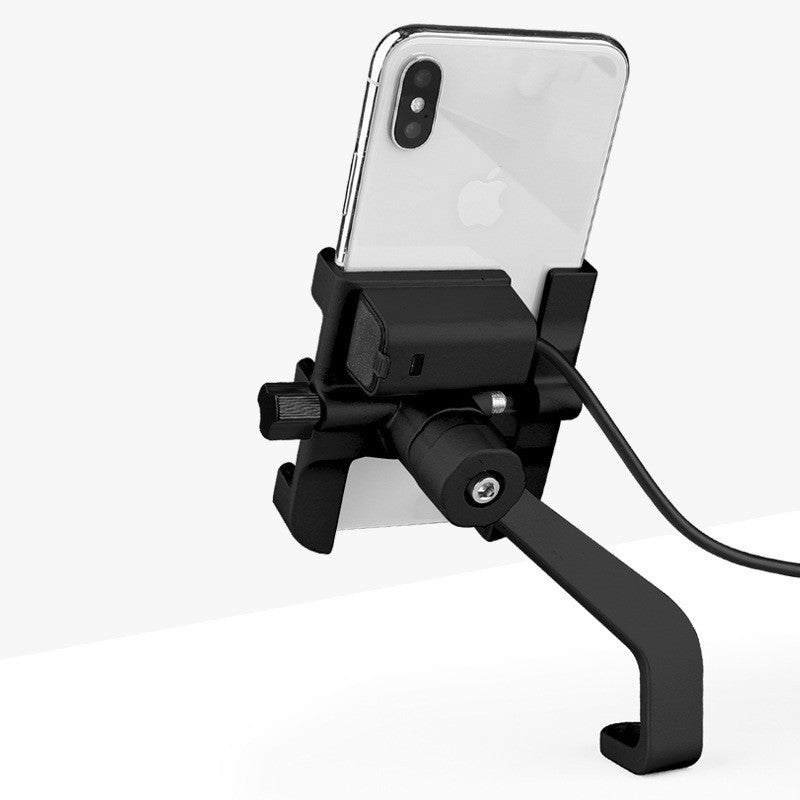 JMT-743562 Aluminum Alloy Bicycle Phone Holder with 360° Rotation for 4-7 Inch Devices