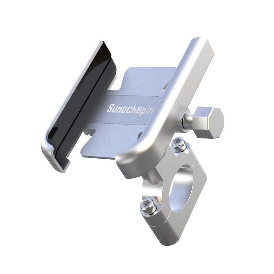 JMT-743562 Aluminum Alloy Bicycle Phone Holder with 360° Rotation for 4-7 Inch Devices