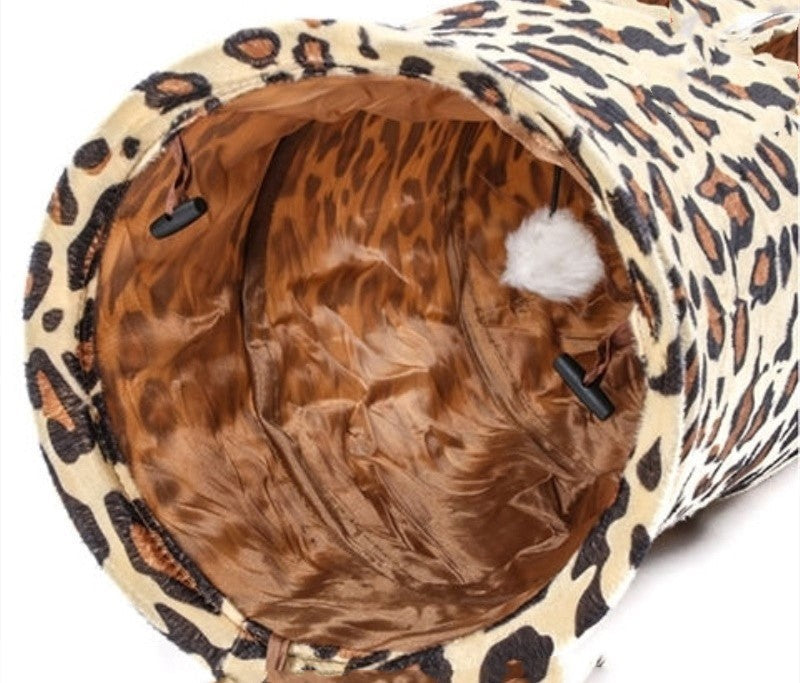 JMT-743562 Super Long Plush Cat Tunnel for Play and Exploration - 125cm x 25cm