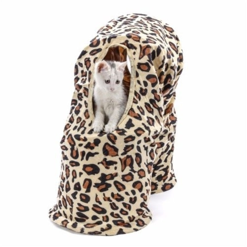 JMT-743562 Super Long Plush Cat Tunnel for Play and Exploration - 125cm x 25cm