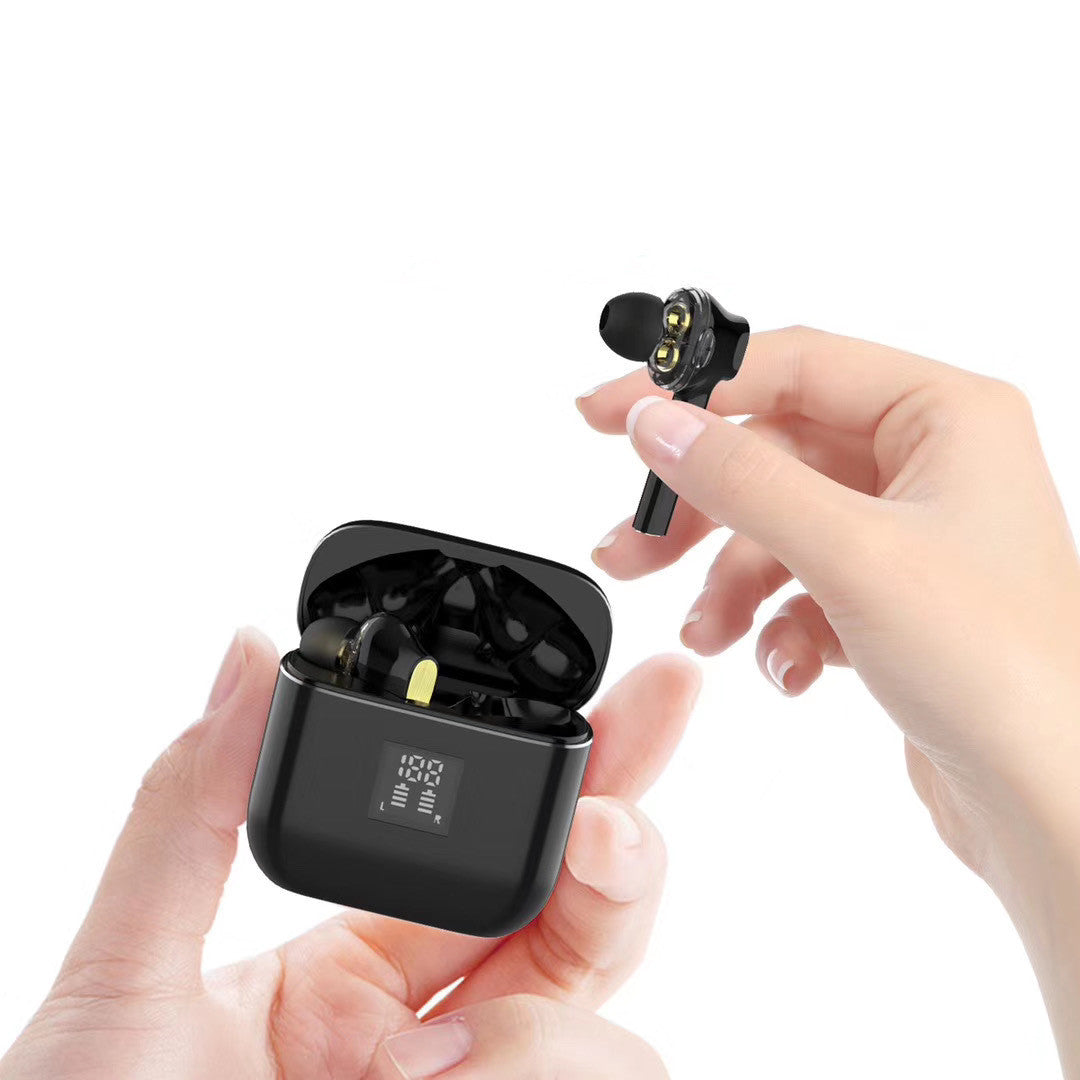 JMT-743690 Smart Waterproof Wireless Stereo Headset with 10m Transmission Range and Bluetooth 5.0 Connectivity