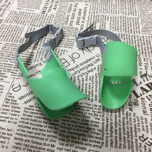 JMT-743882 Pet Anti-Barking Duckbilled Sleeve - Multi-Color Silicone Set in S, M, L Sizes