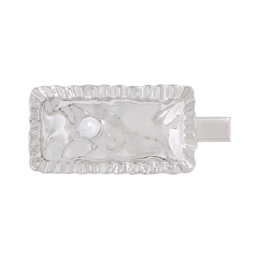 JMT-744074 Retro Square Duckbill Clip Hairpin - Creative Geometric Hair Accessory for Women