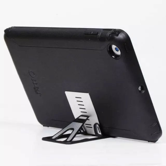 JMT-744714 Universal Black Card Phone Holder for Desktop Use - Adjustable Lazy Bracket, Compact Design 8.5CM x 5CM