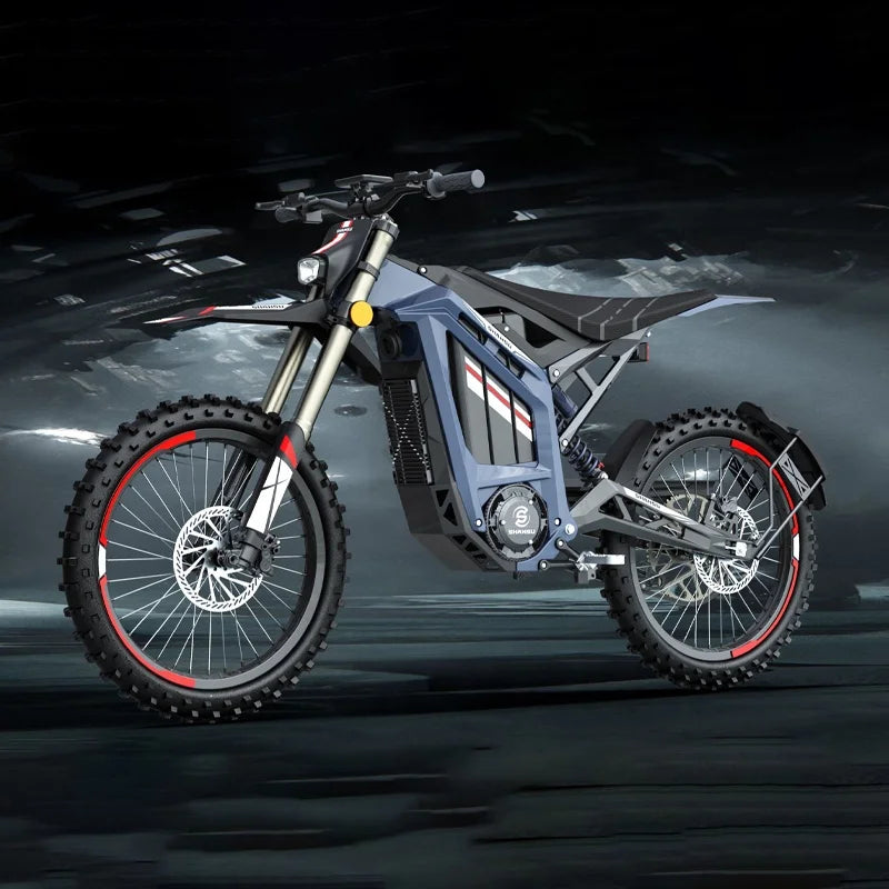 JMT-744778 72V 5000W Off-Road Electric Dirt Bike for Adults with 40AH Lithium Battery , Top Speed 27.9 mph