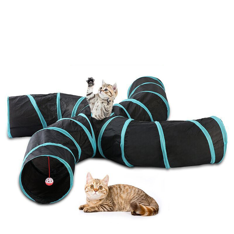 JMT-744842 Pet Training Tunnel for Dogs and Cats - Multi-Style Polyester Pet Channel in Various Designs