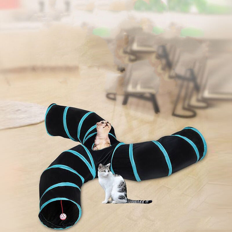 JMT-744842 Pet Training Tunnel for Dogs and Cats - Multi-Style Polyester Pet Channel in Various Designs