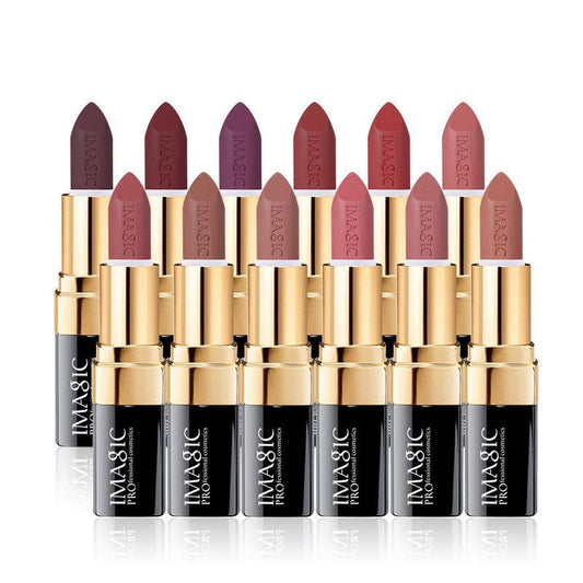 JMT-744970 Long Lasting Velvet Lipstick - Fade-Resistant Color #01 to #12